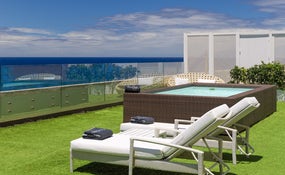 Privilege terrace with sea views